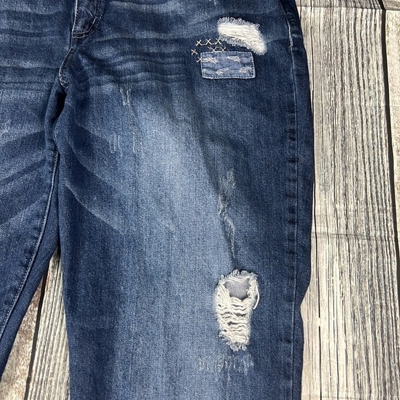 VINTAGE REUNION REWASH Blue Jeans Women’s Size 15/32 - Picture 5 of 15